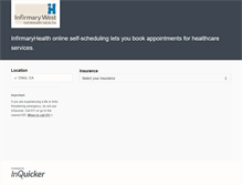 Tablet Screenshot of infirmaryhealth.inquicker.com