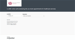 Desktop Screenshot of llumc.inquicker.com